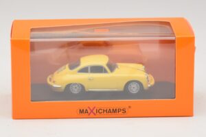 Porsche 356C Carrera 2 Giallo Maxichamps 1:43 940062361 Pressofusione — immagine 5 di 5