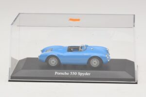 Porsche 550 Spyder Blu Maxichamps 1:43 940066031 Pressofusione — immagine 4 di 5
