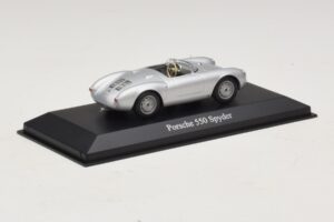 Porsche 550 Spyder Argento Maxichamps 1:43 940066030 Pressofusione — immagine 2 di 5