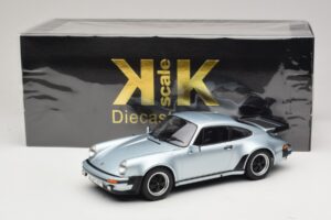 Porsche 911 930 Turbo 3.3 Argento KK-Scale 1:18 KKDC181444 Pressofusione — immagine 6 di 6