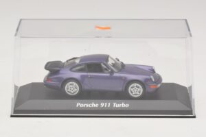 Porsche 911 964 Turbo Viola Metallizzato Maxichamps 1:43 940069100 Pressofusione — immagine 4 di 5