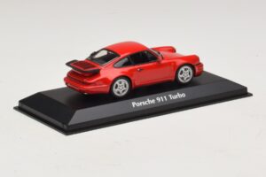 Porsche 911 964 Turbo Rosso Maxichamps 1:43 940069102 Pressofusione — immagine 2 di 5