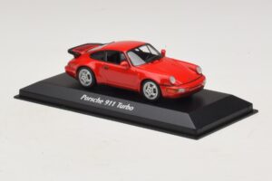 Porsche 911 964 Turbo Rosso Maxichamps 1:43 940069102 Pressofusione — immagine 3 di 5
