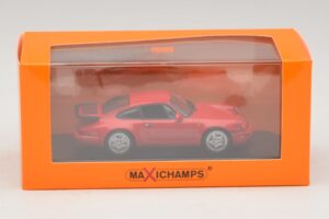 Porsche 911 964 Turbo Rosso Maxichamps 1:43 940069102 Pressofusione — immagine 5 di 5