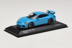 Porsche 911 991.1 GT3 Blu Minichamps 1:43 410066022 Pressofusione — immagine 2 di 5