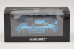 Porsche 911 991.1 GT3 Blu Minichamps 1:43 410066022 Pressofusione — immagine 5 di 5