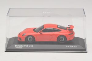 Porsche 911 991.1 GT3 Arancione Minichamps 1:43 410066024 Pressofusione — immagine 4 di 5