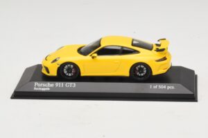 Porsche 911 991.1 GT3 Giallo Minichamps 1:43 410066020 Pressofusione