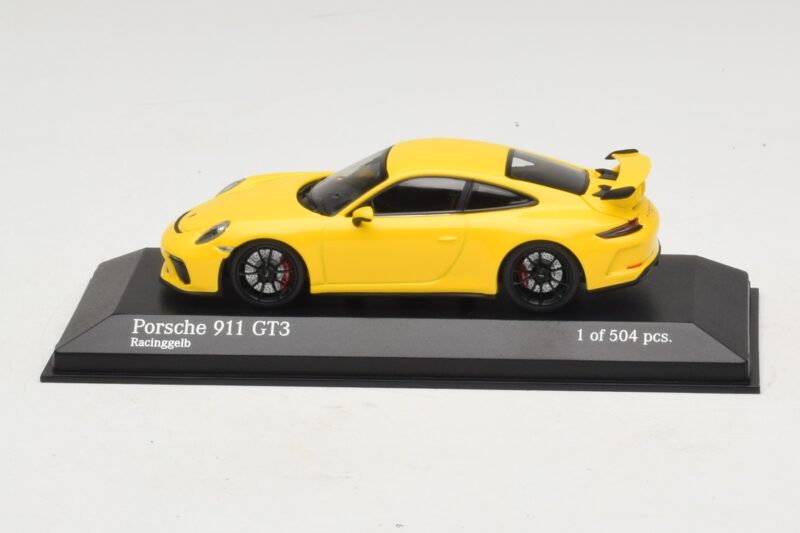 Porsche 911 991.1 GT3 Giallo Minichamps 1:43 410066020 Pressofusione