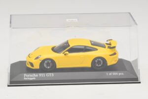 Porsche 911 991.1 GT3 Giallo Minichamps 1:43 410066020 Pressofusione — immagine 4 di 5