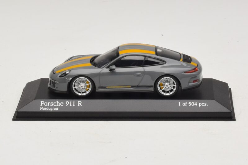 Porsche 911 991.1 R Grigio Minichamps 1:43 410066232 Pressofusione