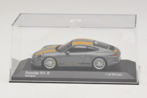 Porsche 911 991.1 R Grigio Minichamps 1:43 410066232 Pressofusione — immagine 4 di 5