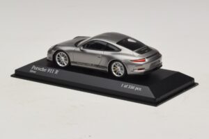 Porsche 911 991.1 R Argento Minichamps 1:43 410066224 Pressofusione — immagine 3 di 5