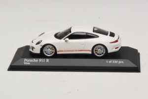 Porsche 911 991.1 R Bianco Minichamps 1:43 410066221 Pressofusione
