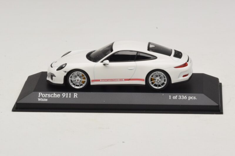 Porsche 911 991.1 R Bianco Minichamps 1:43 410066221 Pressofusione