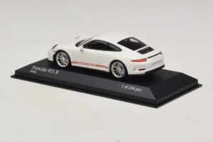 Porsche 911 991.1 R Bianco Minichamps 1:43 410066221 Pressofusione — immagine 3 di 5