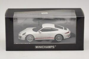 Porsche 911 991.1 R Bianco Minichamps 1:43 410066221 Pressofusione — immagine 5 di 5