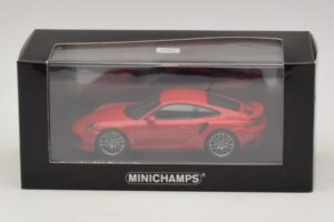 Porsche 911 991.1 Turbo S Rosso Minichamps 1:43 410067170 Pressofusione — immagine 5 di 5