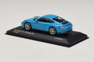Porsche 911 991.2 Carrera 4S Blu Minichamps 1:43 410067242 Pressofusione — immagine 3 di 5