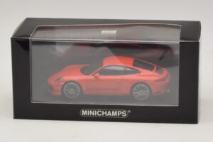 Porsche 911 991.2 Carrera 4S Arancione Minichamps 1:43 410067241 Pressofusione — immagine 5 di 5