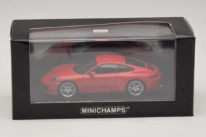 Porsche 911 991.2 Carrera 4S Rosso Minichamps 1:43 410067240 Pressofusione — immagine 5 di 5