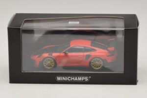 Porsche 911 991.2 GT2 RS Arancione Minichamps 1:43 410067229 Pressofusione — immagine 5 di 5