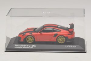 Porsche 911 991.2 GT2 RS Weissach Package Arancione Minichamps 1:43 410067224 Pressofusione — immagine 4 di 5