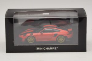 Porsche 911 991.2 GT2 RS Weissach Package Arancione Minichamps 1:43 410067224 Pressofusione — immagine 5 di 5