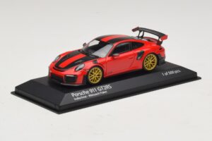 Porsche 911 991.2 GT2 RS Weissach Package Rosso Minichamps 1:43 410067221 Pressofusione — immagine 2 di 5