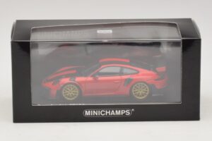 Porsche 911 991.2 GT2 RS Weissach Package Rosso Minichamps 1:43 410067221 Pressofusione — immagine 5 di 5