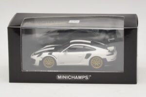 Porsche 911 991.2 GT2 RS Weissach Package Bianco Minichamps 1:43 410067222 Pressofusione — immagine 5 di 5