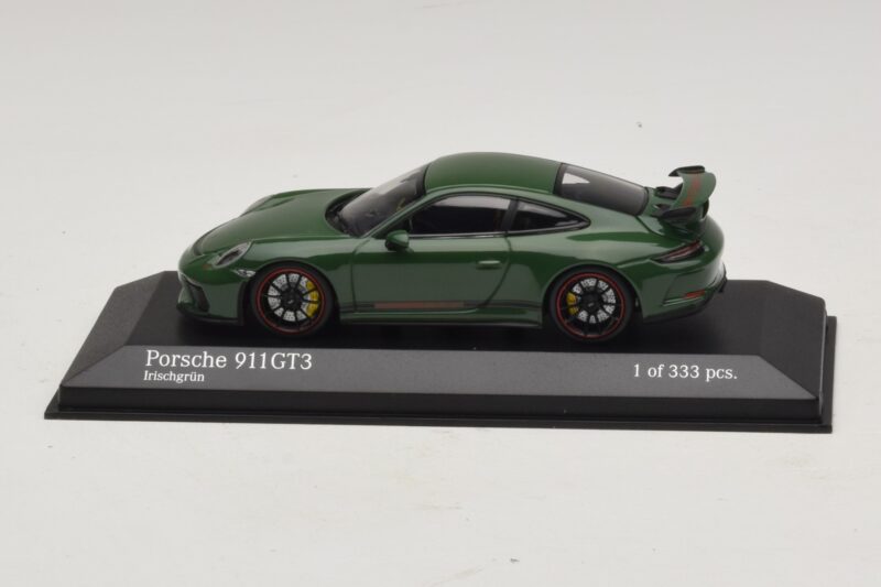 Porsche 911 991.2 GT3 Verde Minichamps 1:43 410066028 Pressofusione