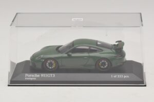 Porsche 911 991.2 GT3 Verde Minichamps 1:43 410066028 Pressofusione — immagine 4 di 5