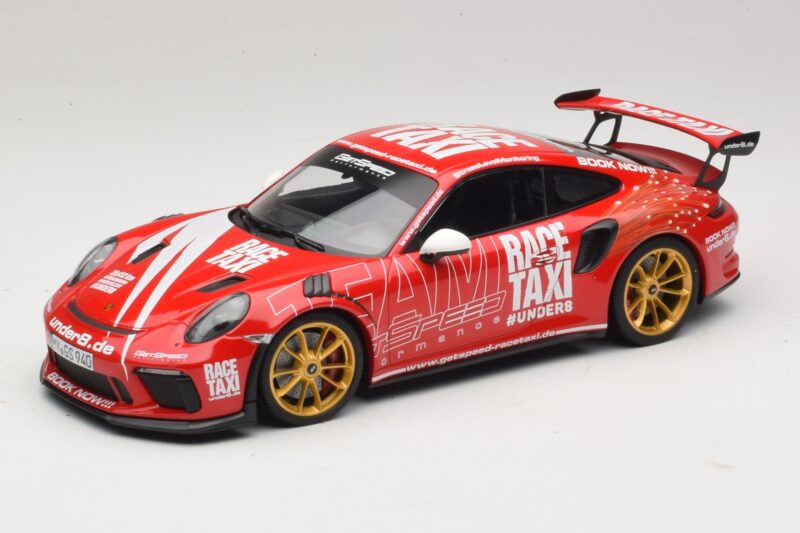 Porsche 911 991.2 GT3 RS GerSpeed Race Taxi Minichamps 1:18 155068227 Pressofusione