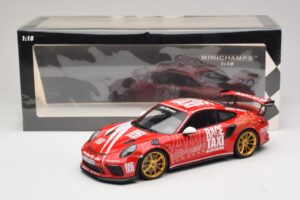 Porsche 911 991.2 GT3 RS GerSpeed Race Taxi Minichamps 1:18 155068227 Pressofusione — immagine 6 di 6