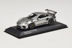 Porsche 911 991.2 GT3 RS Argento Minichamps 1:43 410067020 Pressofusione — immagine 2 di 5