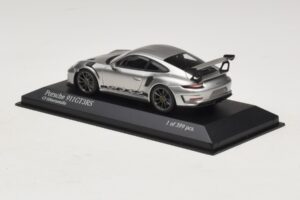 Porsche 911 991.2 GT3 RS Argento Minichamps 1:43 410067020 Pressofusione — immagine 3 di 5