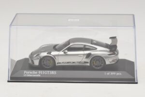 Porsche 911 991.2 GT3 RS Argento Minichamps 1:43 410067020 Pressofusione — immagine 4 di 5