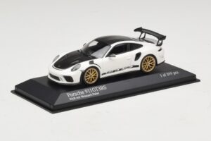 Porsche 911 991.2 GT3 RS Bianco Con Weissach Package Minichamps 1:43 410067022 Pressofusione — immagine 2 di 5