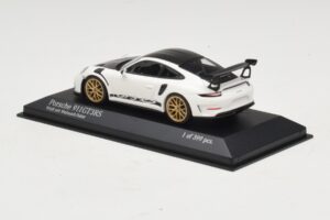 Porsche 911 991.2 GT3 RS Bianco Con Weissach Package Minichamps 1:43 410067022 Pressofusione — immagine 3 di 5