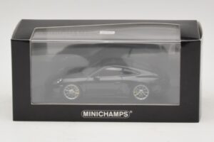 Porsche 911 991.2 GT3 Touring Nero Metallizzato Minichamps 1:43 410067424 Pressofusione — immagine 5 di 5