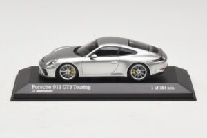 Porsche 911 991.2 GT3 Touring Argento Minichamps 1:43 410067422 Pressofusione