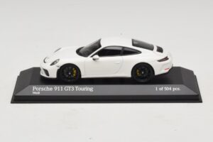Porsche 911 991.2 GT3 Touring Bianco Minichamps 1:43 410067420 Pressofusione