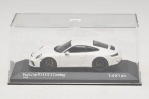 Porsche 911 991.2 GT3 Touring Bianco Minichamps 1:43 410067420 Pressofusione — immagine 4 di 5