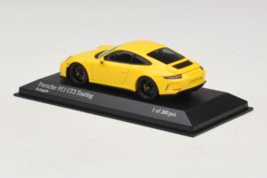 Porsche 911 991.2 GT3 Touring Giallo Minichamps 1:43 410067421 Pressofusione — immagine 3 di 5