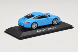 Porsche 911 991 Carrera S Blu Maxichamps 1:43 940060220 Pressofusione — immagine 2 di 5