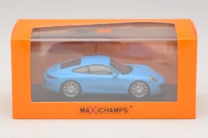 Porsche 911 991 Carrera S Blu Maxichamps 1:43 940060220 Pressofusione — immagine 5 di 5