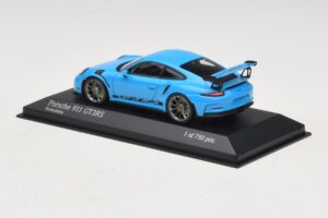 Porsche 911 991 GT3 RS Blu Minichamps 1:43 410063222 Pressofusione — immagine 3 di 5