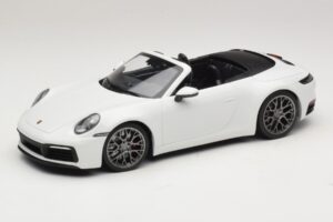 Porsche 911 992 Carrera 4S Cabriolet Bianco Minichamps 1:18 Porsche 911 992 Carrera 4S Cabriolet Bianco Minichamps 1:18 155067330 Pressofusione