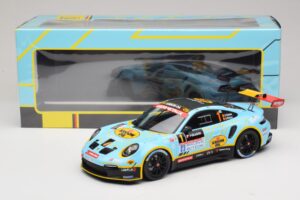 Porsche 911 992 Rally GT #1 C. Cherain / D. Withers Rallye de Wallonie 2025 IXO 1:18 18RMC254 Pressofusione — immagine 6 di 6